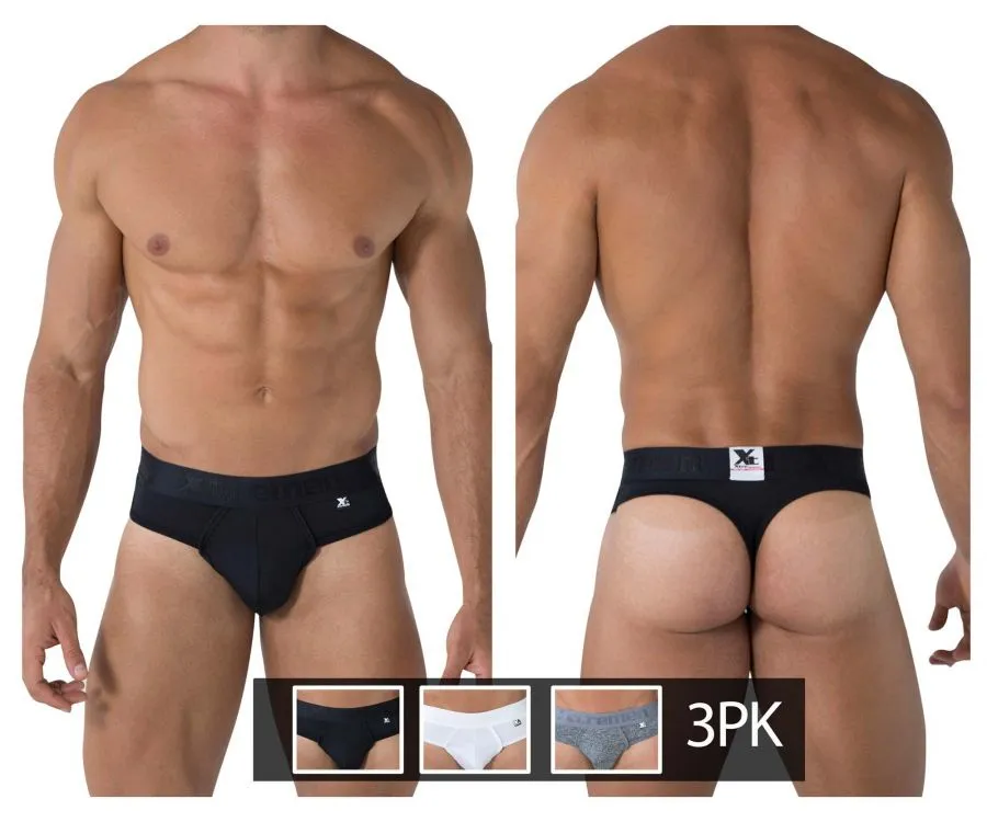 3PK Piping Thongs