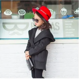Black Posh Trench