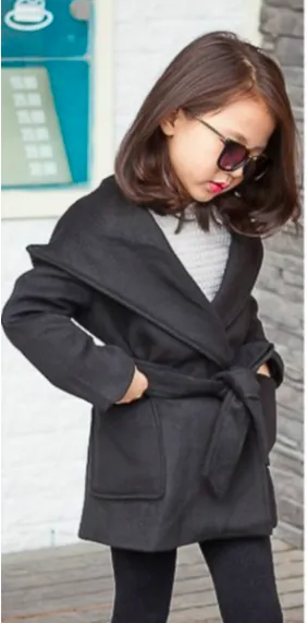 Black Posh Trench