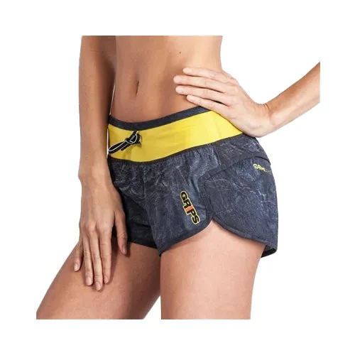 Grips Womens Functional Training Shorts Black Magma