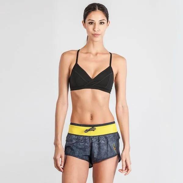 Grips Womens Functional Training Shorts Black Magma