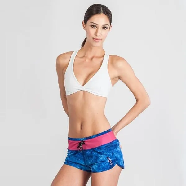 Grips Womens Functional Training Shorts Blue Magma