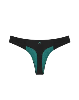 Huha Low Profile Thong Mineral Undies Black