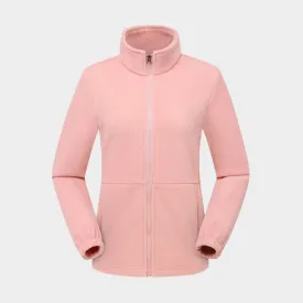 Lightweight Womens Full-Zip Polar Fleece Jacket  Outdoor Recreation Coat, Multiple Colors