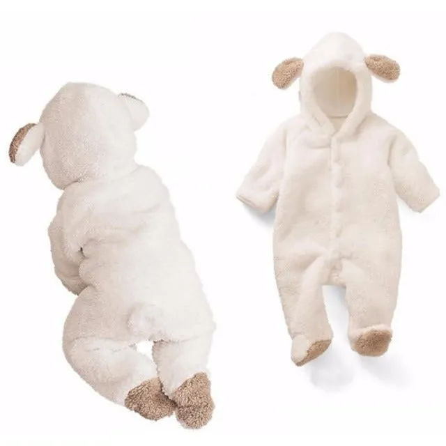 Llama Fleece Romper