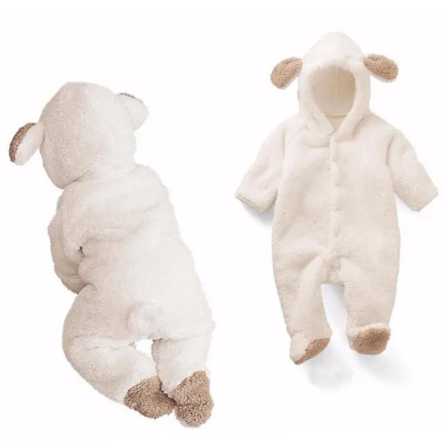 Llama Fleece Romper