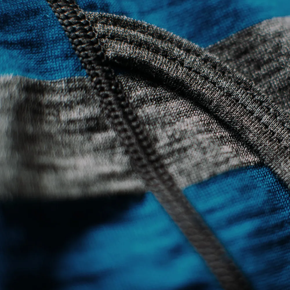 Mens Merino 180 Boxers (Smoke/Blue)