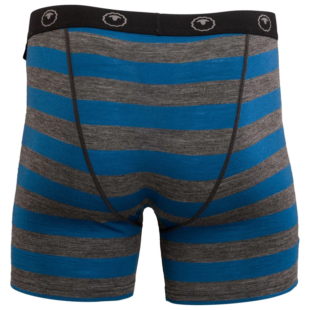 Mens Merino 180 Boxers (Smoke/Blue)